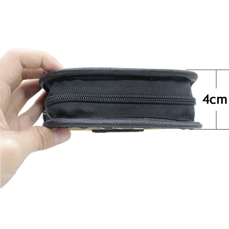 15*10*4cm Fishing Bag Nylon Multifunctional Outdoor Waist Shoulder Bags Fishing Reel Lure Storage Bag Fishing Tackle Pesca