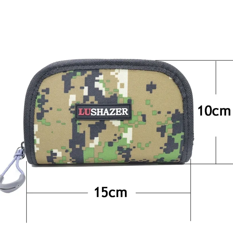 15*10*4cm Fishing Bag Nylon Multifunctional Outdoor Waist Shoulder Bags Fishing Reel Lure Storage Bag Fishing Tackle Pesca