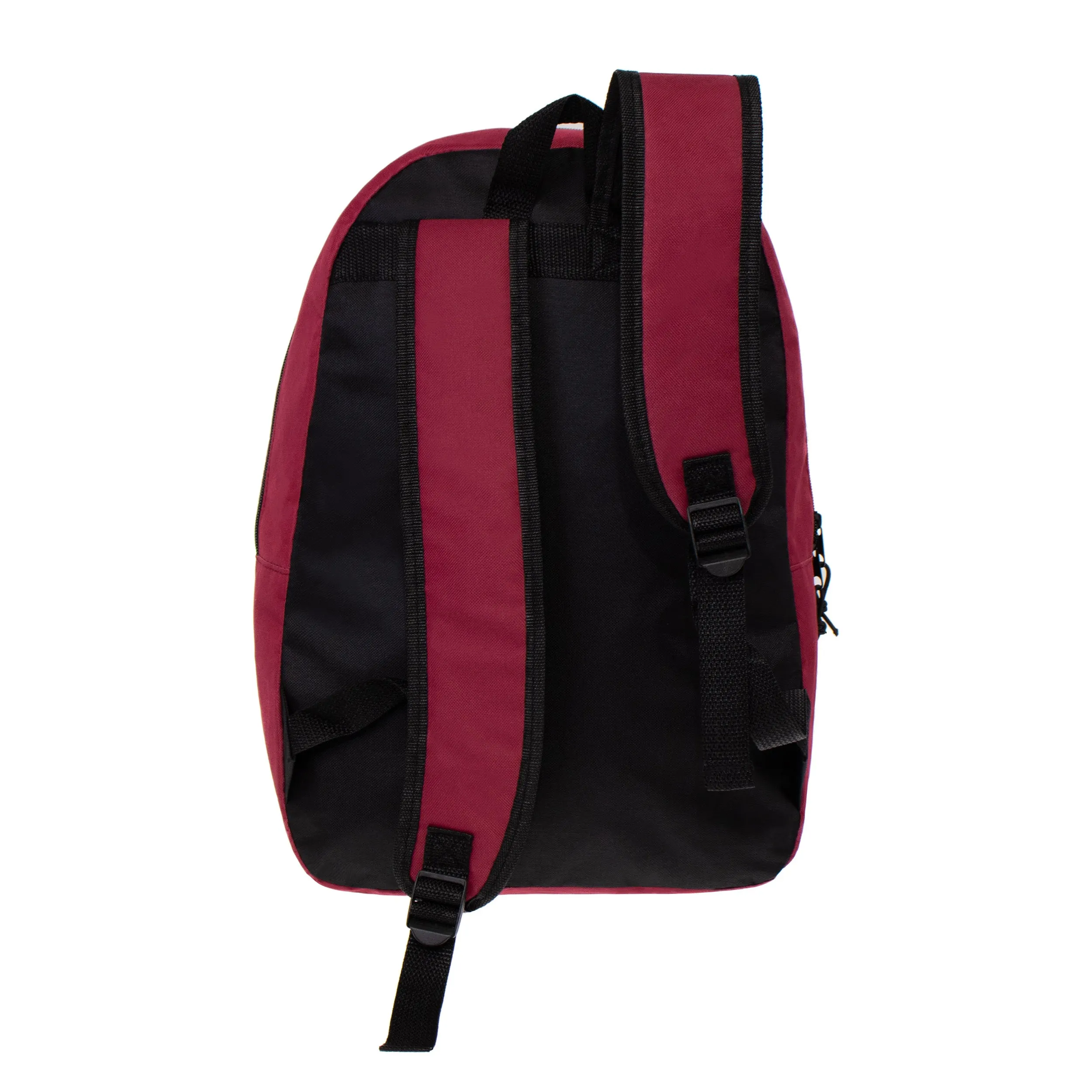 17" Kids Basic Wholesale Backpack in 8 Colors - Bulk Case of 24