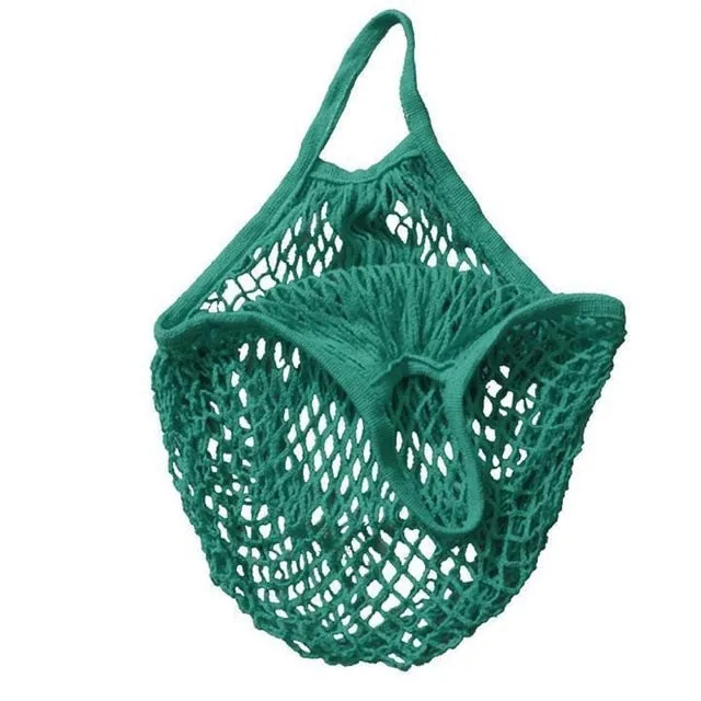 1Pcs Mesh Net String Shopping Bag Reusable Fruit Storage Handbag  Large Cotton Totes Shipping Bog