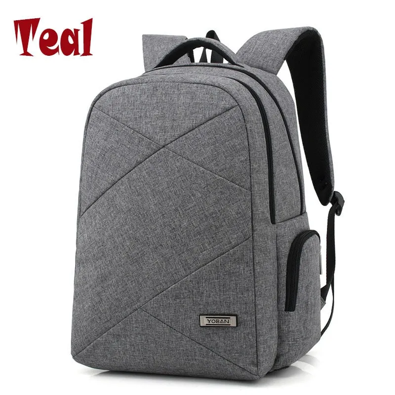 2017Multifunction Canvas Men'S Backpack Bag Brand 14.1Inch Laptop Notebook For Men Waterproof