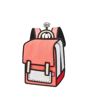 2d Backpack Spaceman Junior Color Me In Watermelon Red