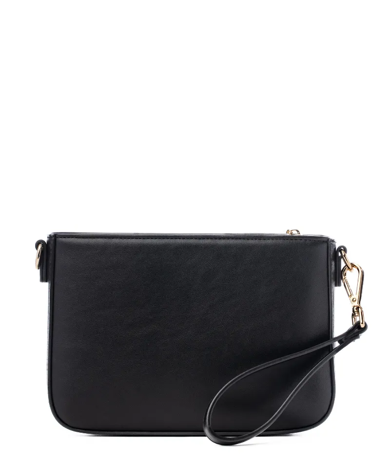 Ara Convertible Crossbody Clutch - Black