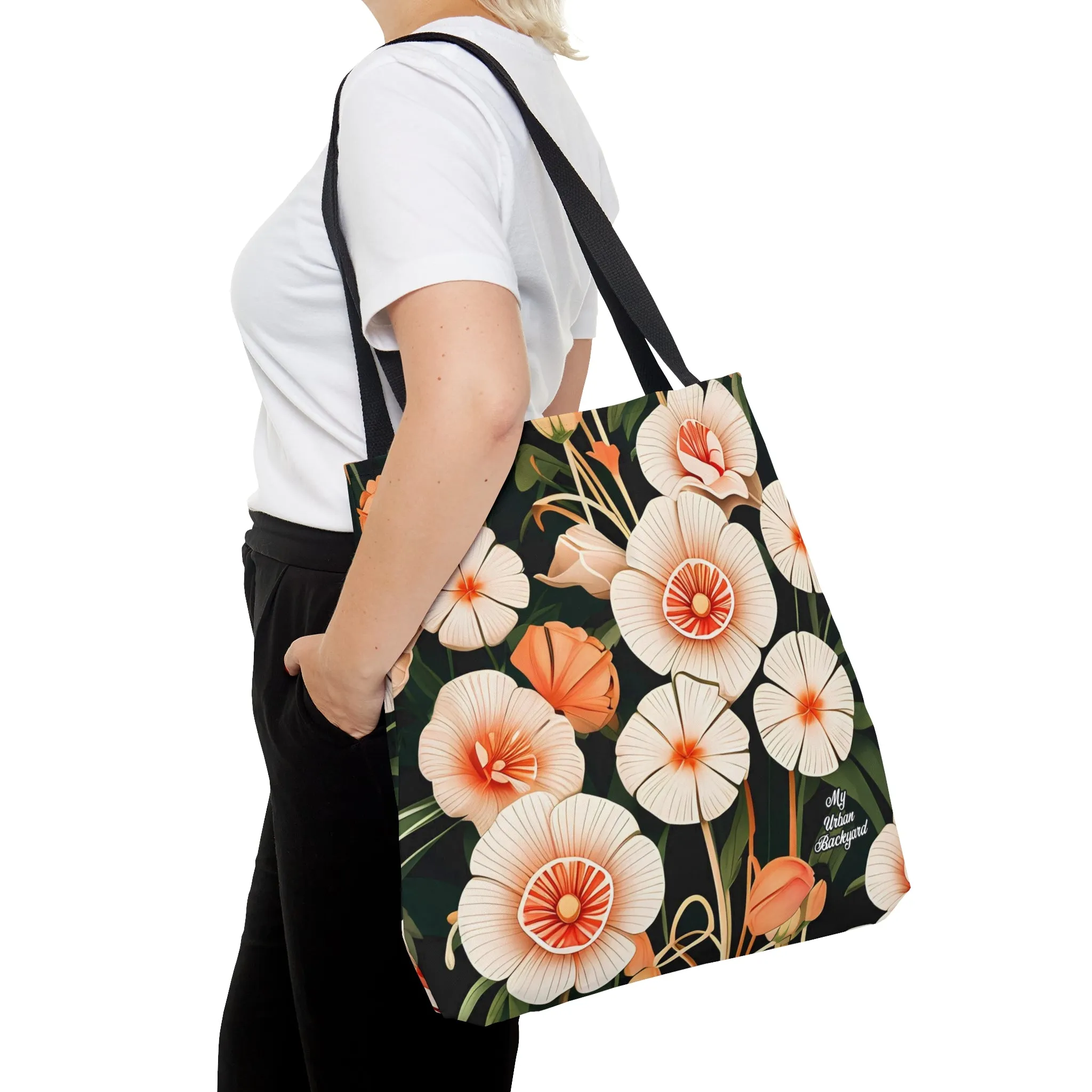 Art Deco Flowers, Tote Bag for Everyday Use - Durable and Functional