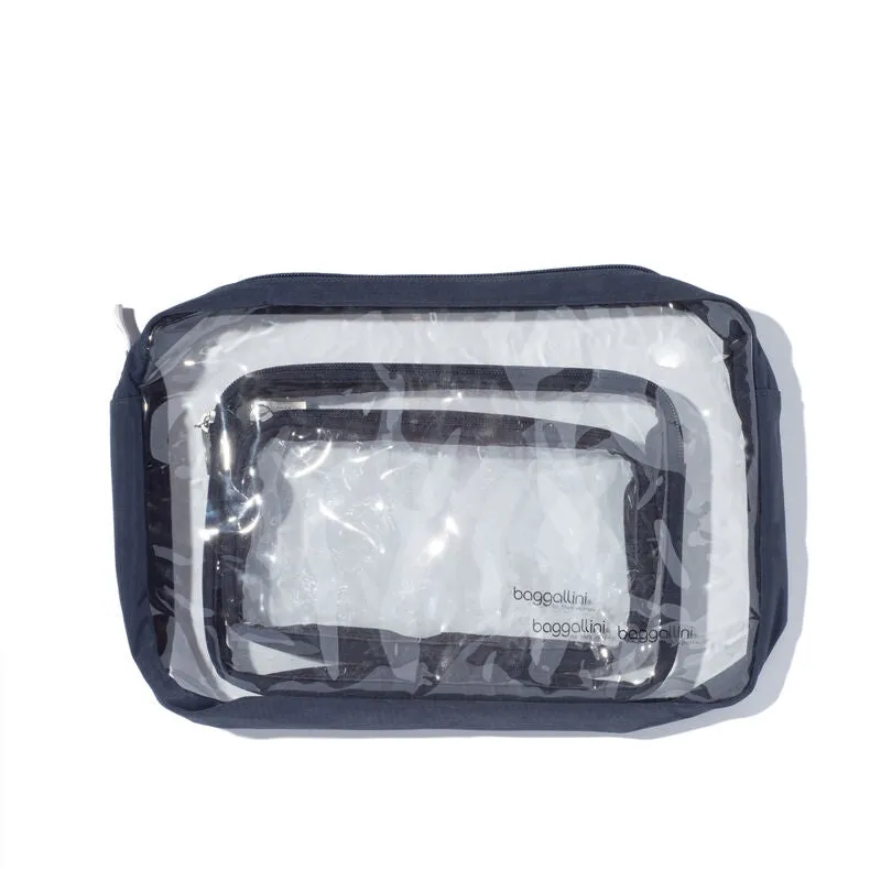 Baggallini Clear Toiletry Pouches