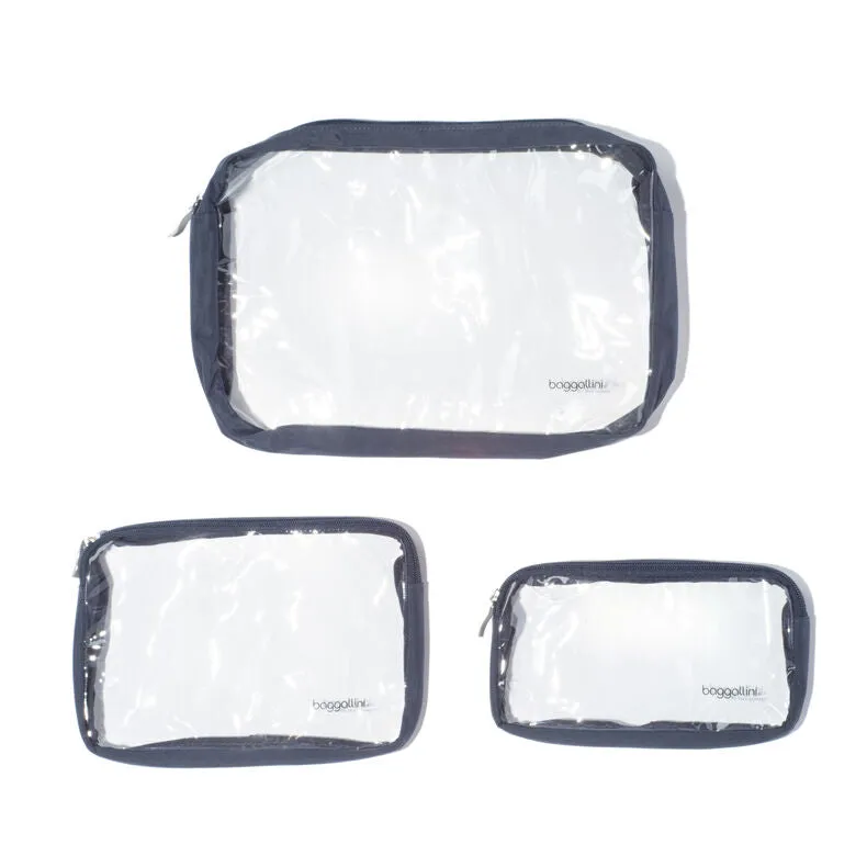 Baggallini Clear Toiletry Pouches