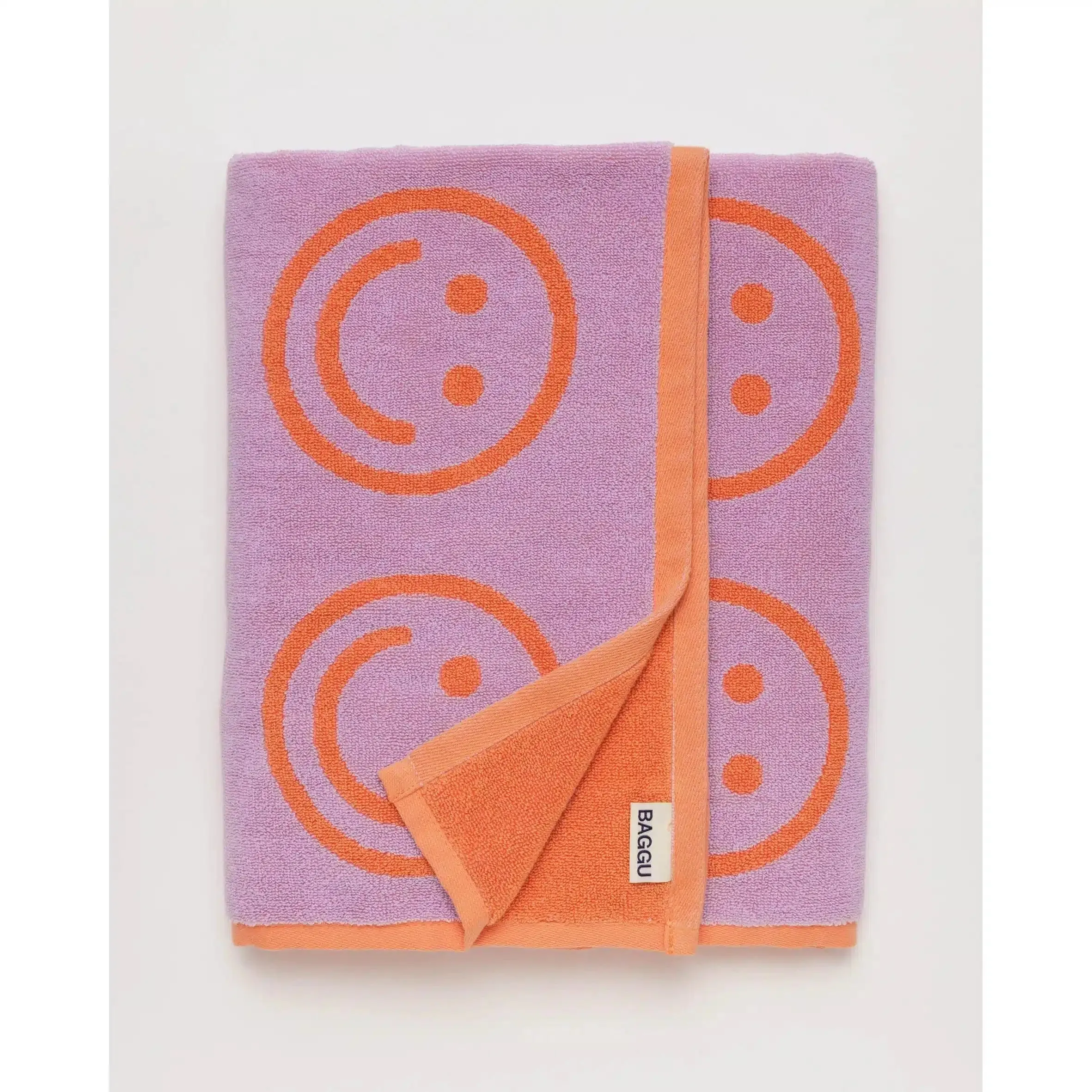 Baggu - Bath towel - Lilac Happy