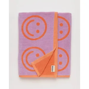 Baggu - Bath towel - Lilac Happy