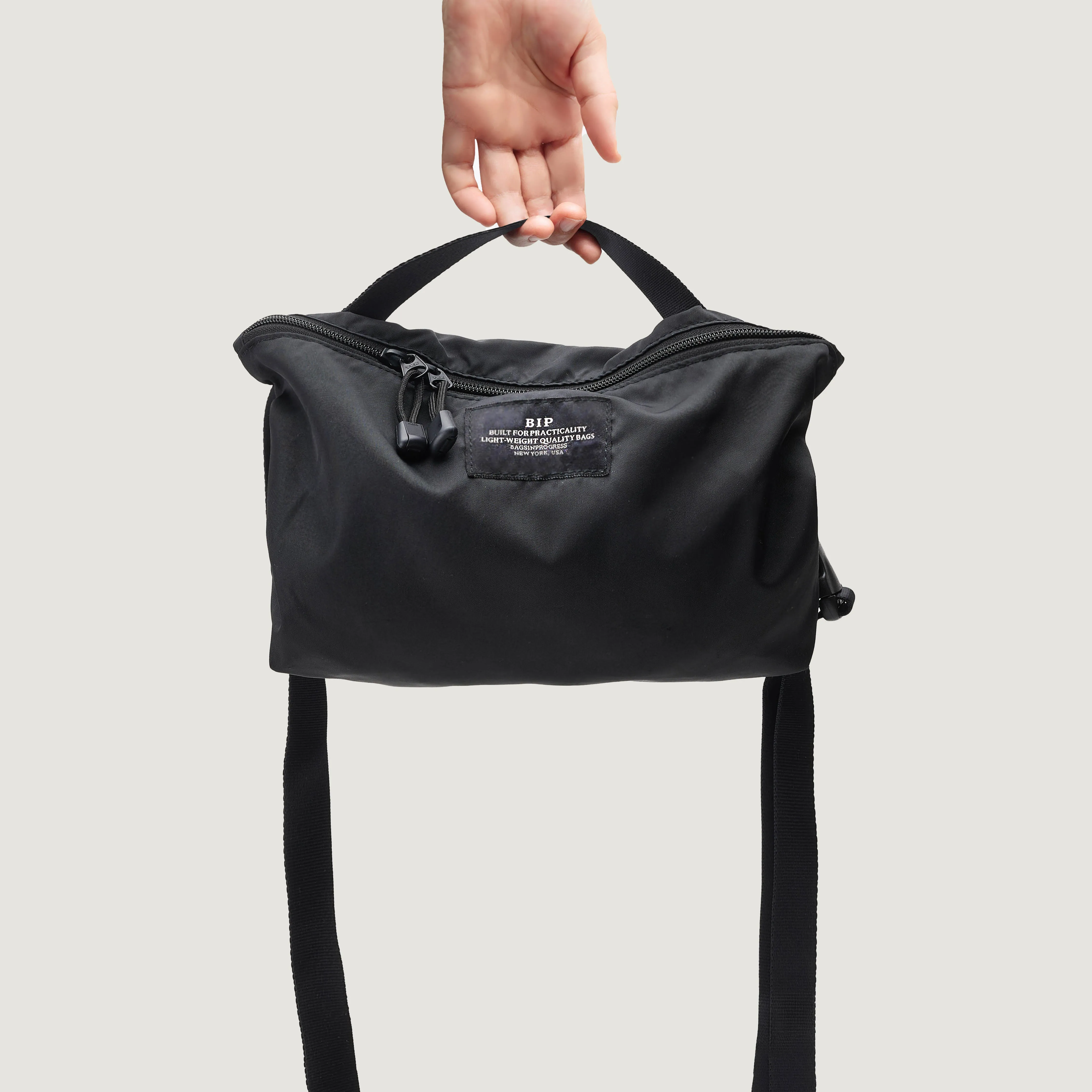 Bags in Progress Fannypack Crossbody J - Black