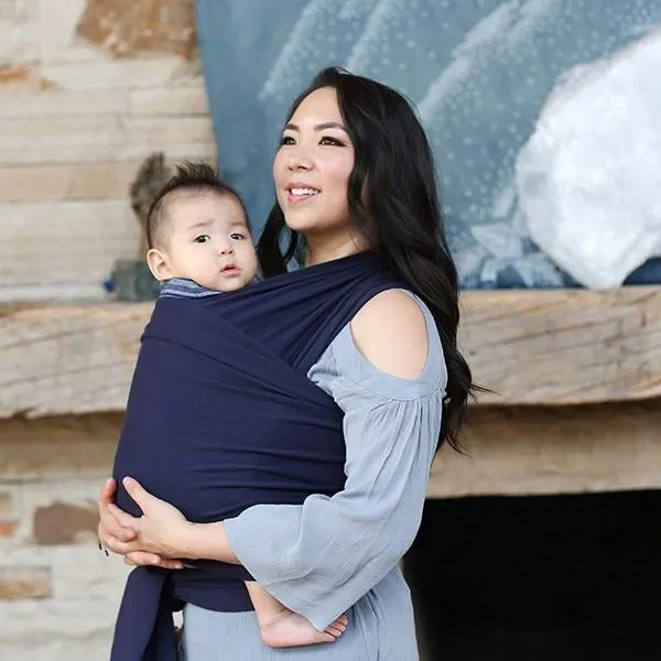 Boba Baby Wrap - Navy Blue - Free One Year Warranty