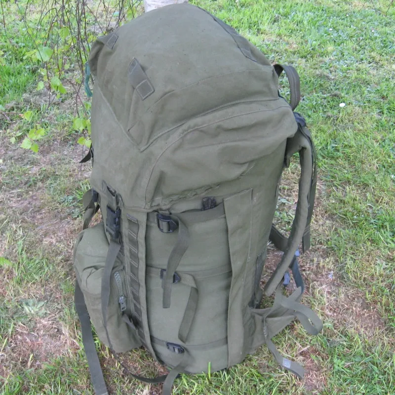 British 'Infantry' 90-patt' Long Back Rucksack. Used/Graded. Olive.