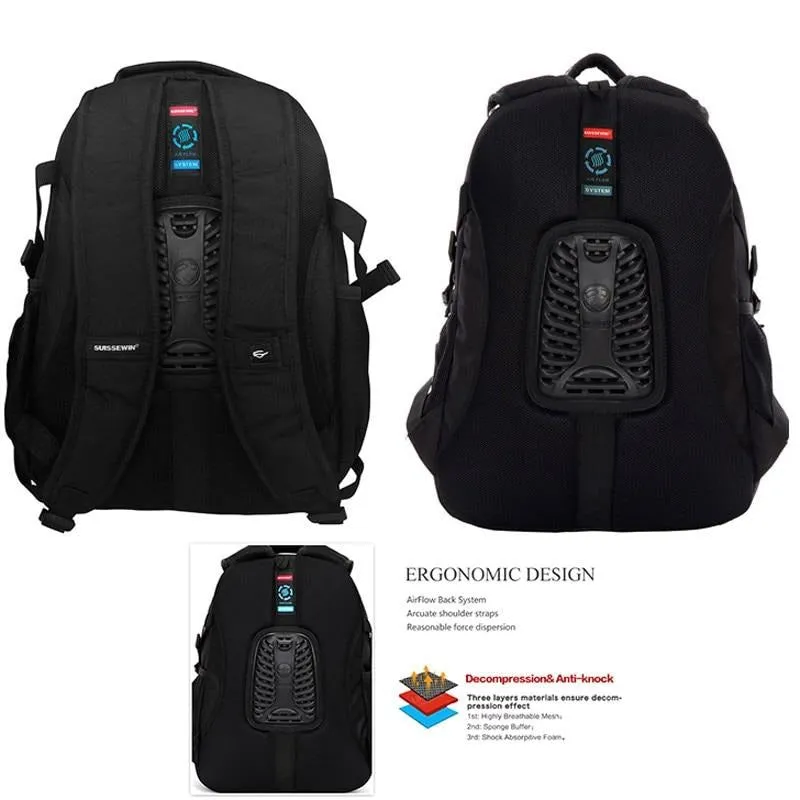 Classic Swiss Design Medium Travel Backpack with Laptop Compartment