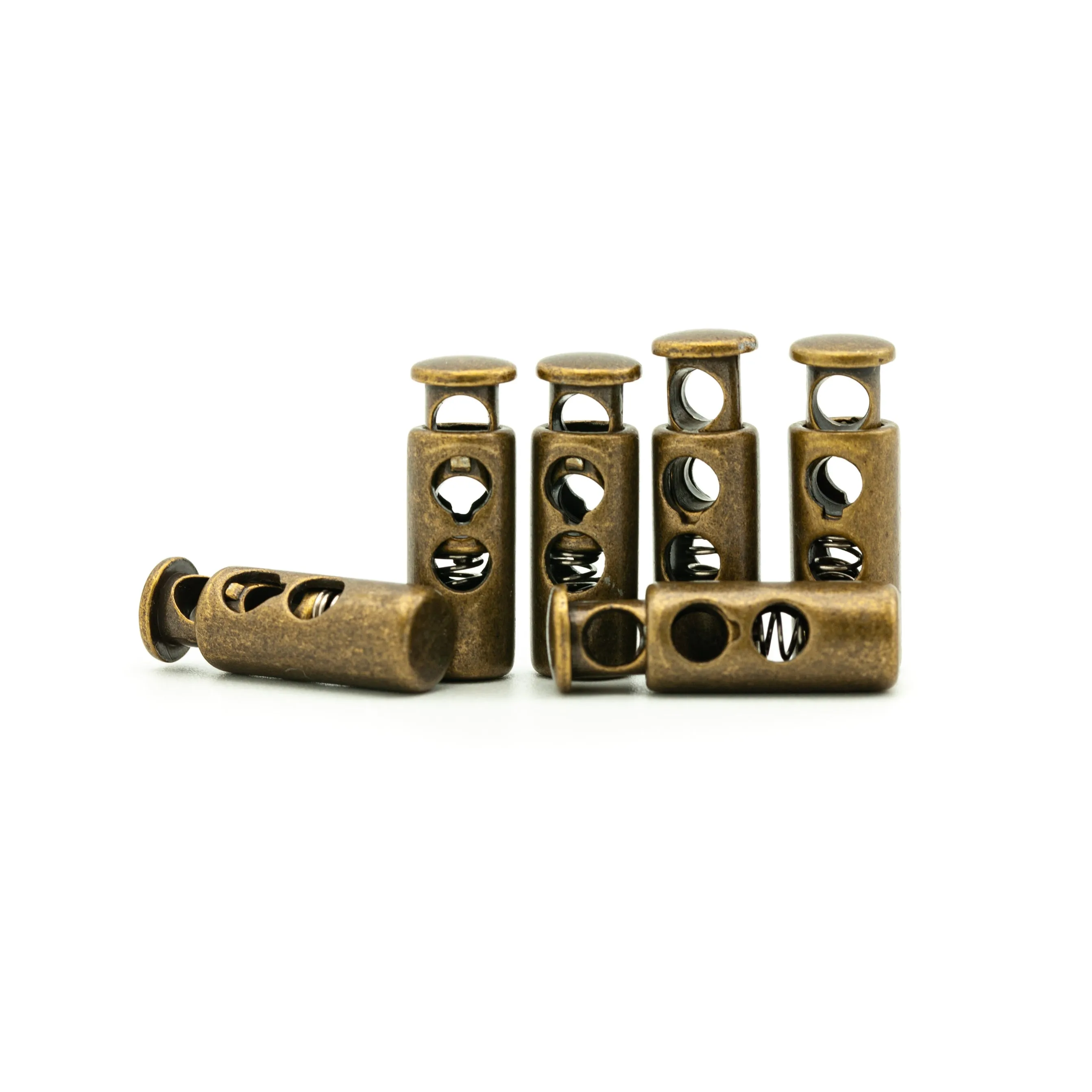 Cord Stoppers - Metal - Bronze