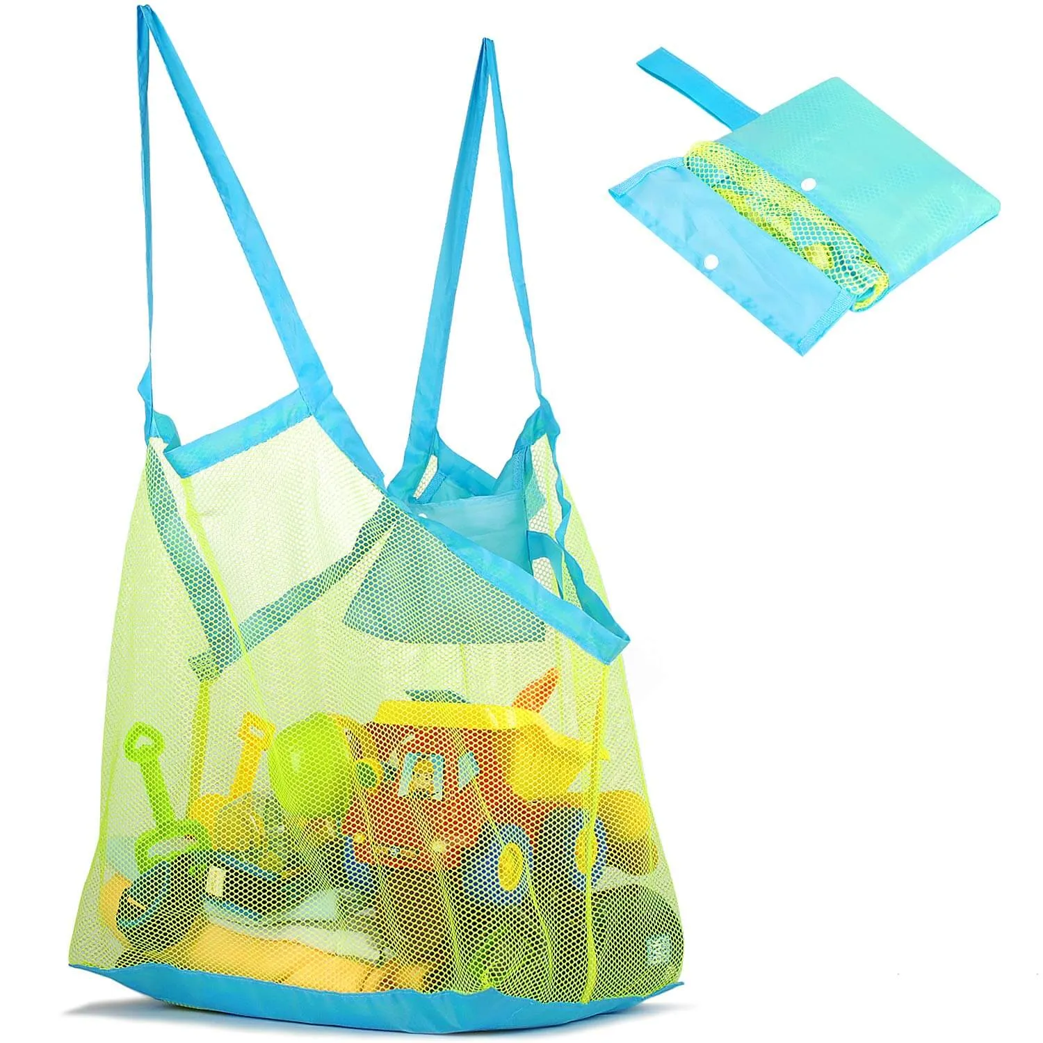 Extra Large Mesh Sand Away Net Toys Totes for Beach Kids NW1116