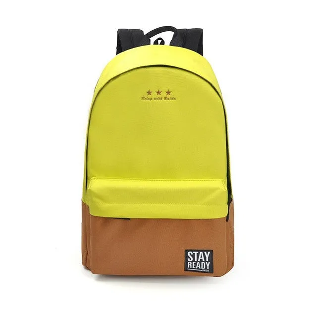 Fashion School Backpack Women Children Schoolbag Back Pack Leisure Korean Ladies Knapsack Laptop Travel Bags for Teenage Girls