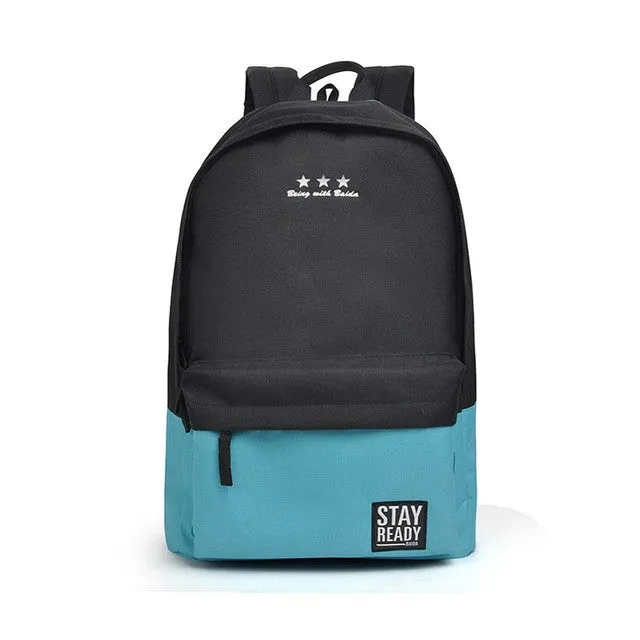 Fashion School Backpack Women Children Schoolbag Back Pack Leisure Korean Ladies Knapsack Laptop Travel Bags for Teenage Girls