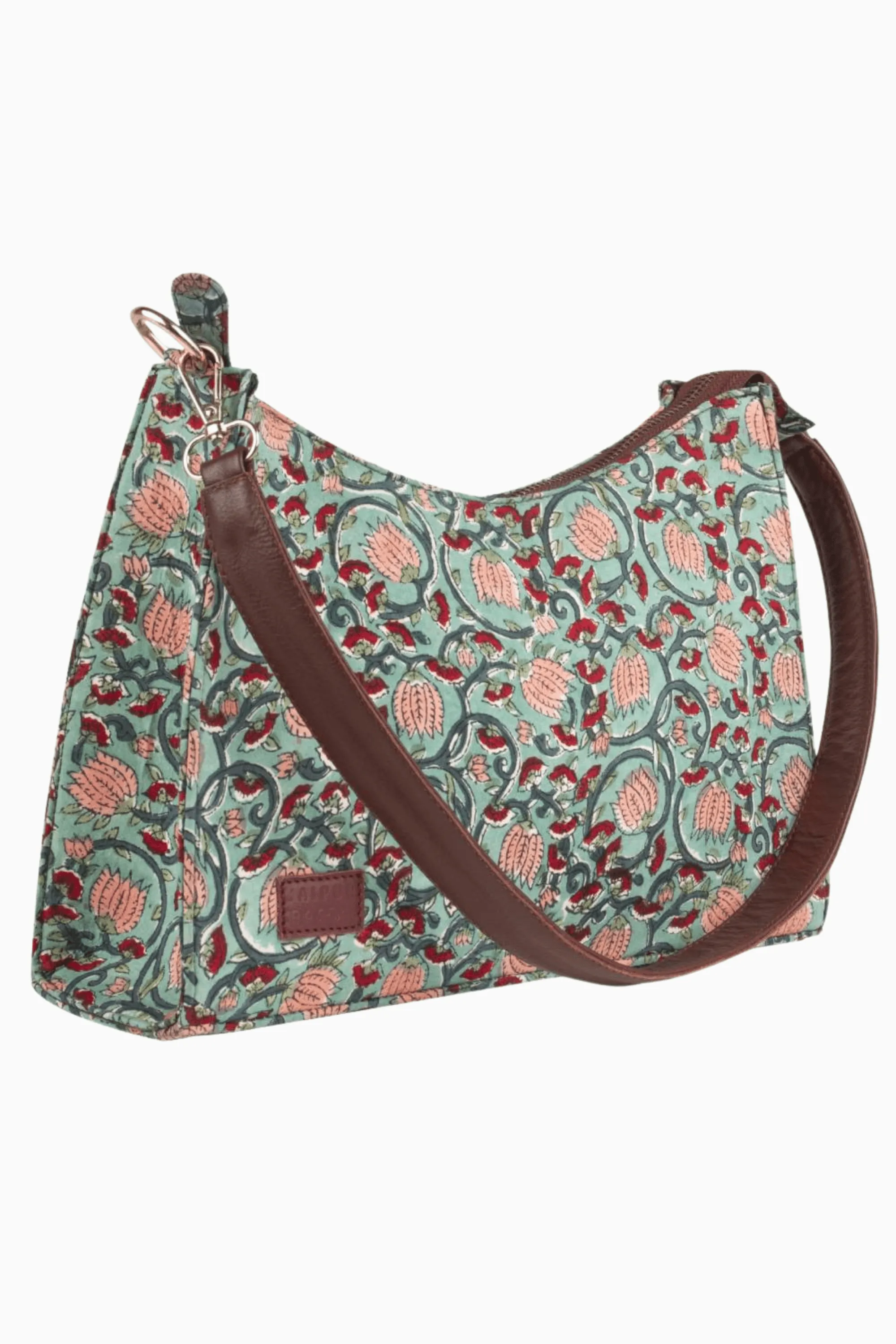 Green Bay Blockprinted Shoulder Bags