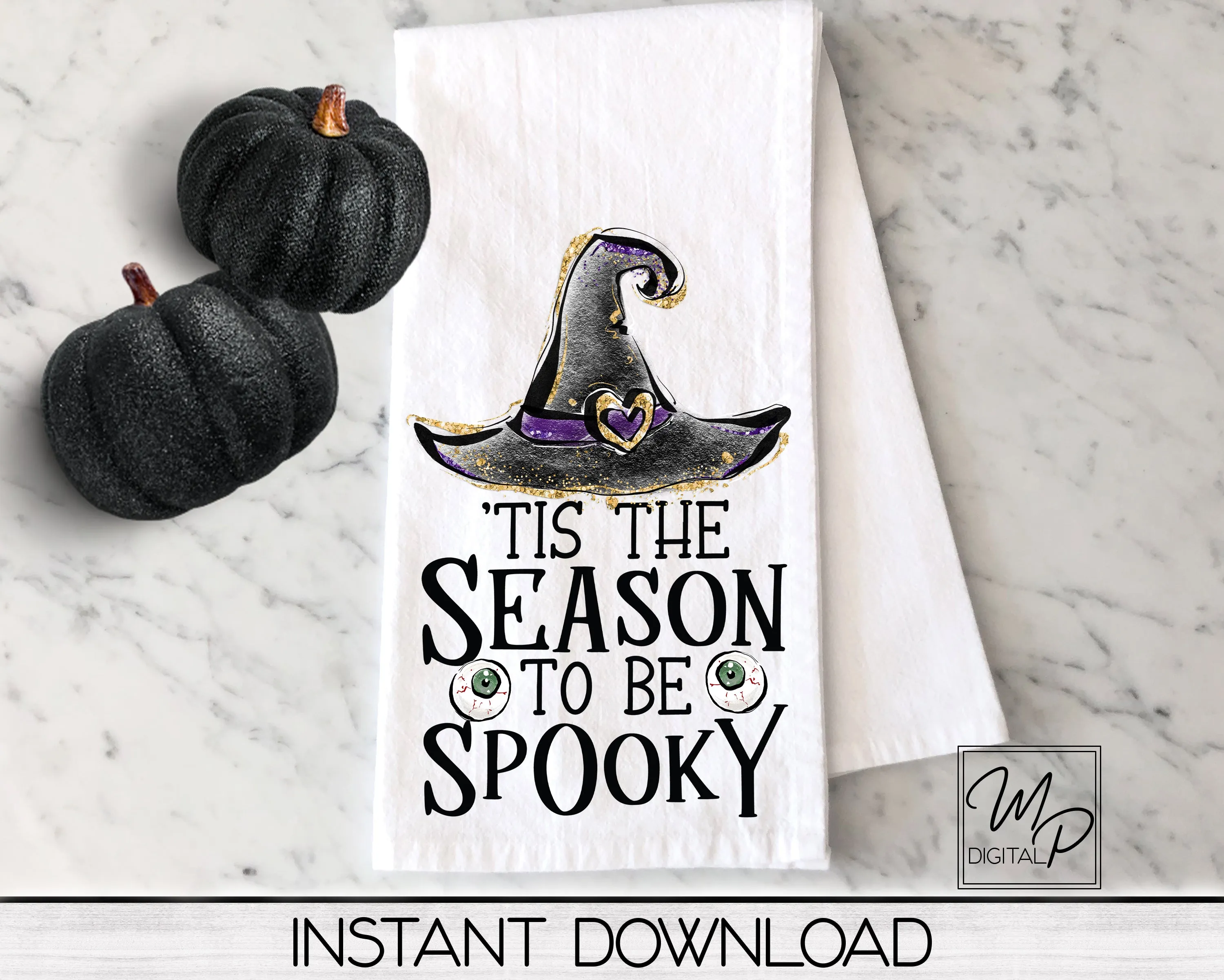 Halloween Sublimation Design PNG Digital Download - Tis The Season To Be Spooky Tote Mug Tshirt Tumbler Sublimation - Commercial Use