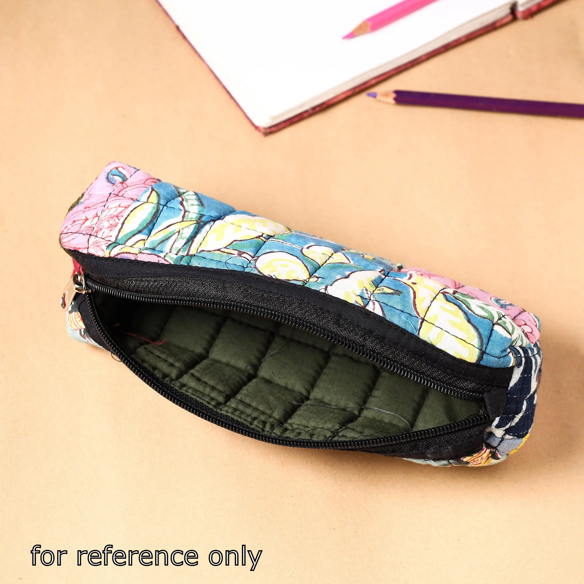 Handcrafted Quilted Patchwork Multipurpose Pencil Pouch 61