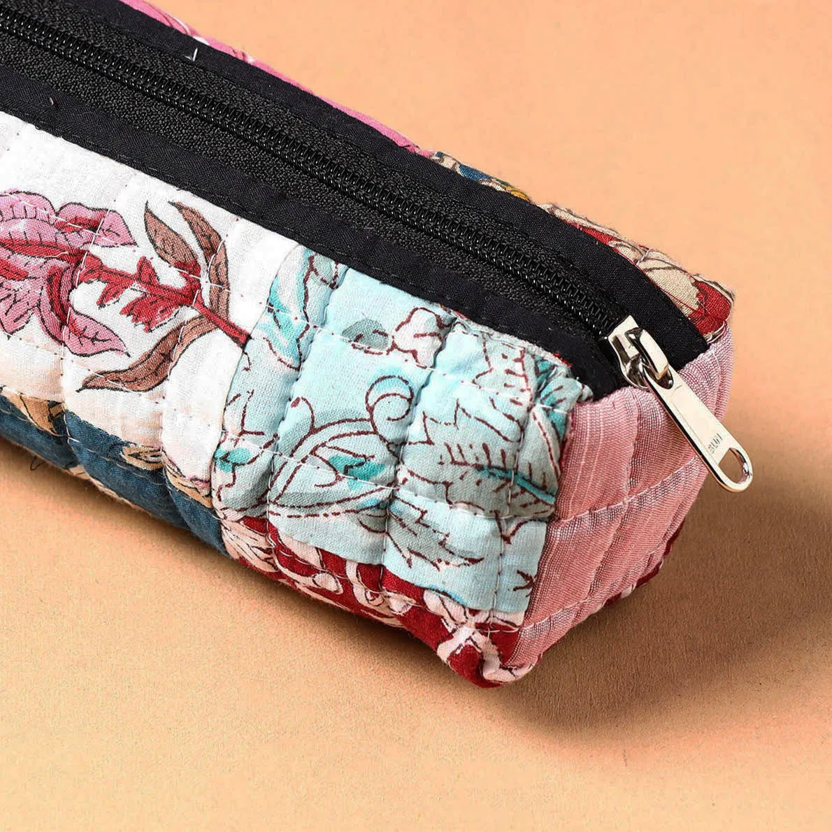 Handcrafted Quilted Patchwork Multipurpose Pencil Pouch 91