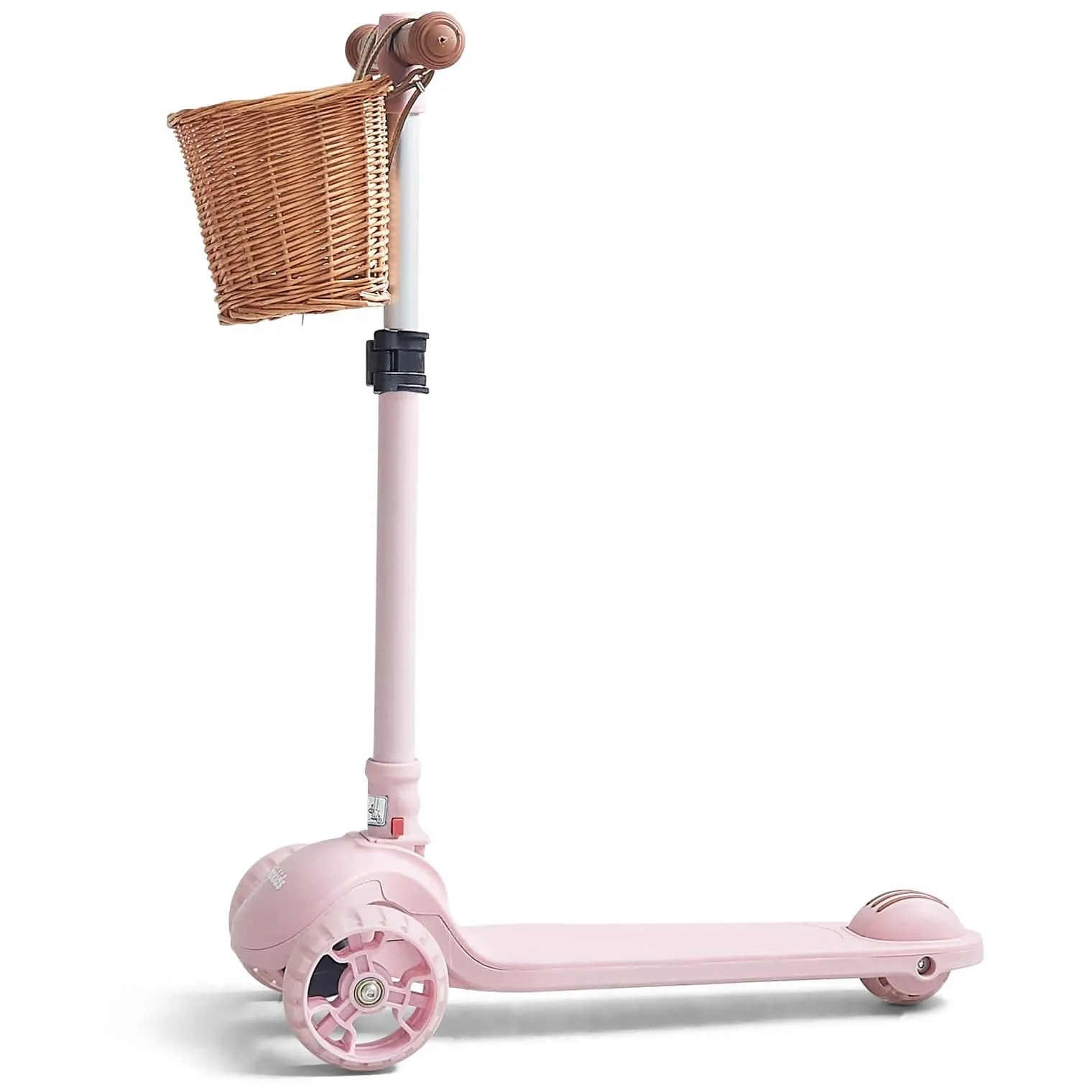 HipKids 3 Wheel Scooter w/ Wicker Basket