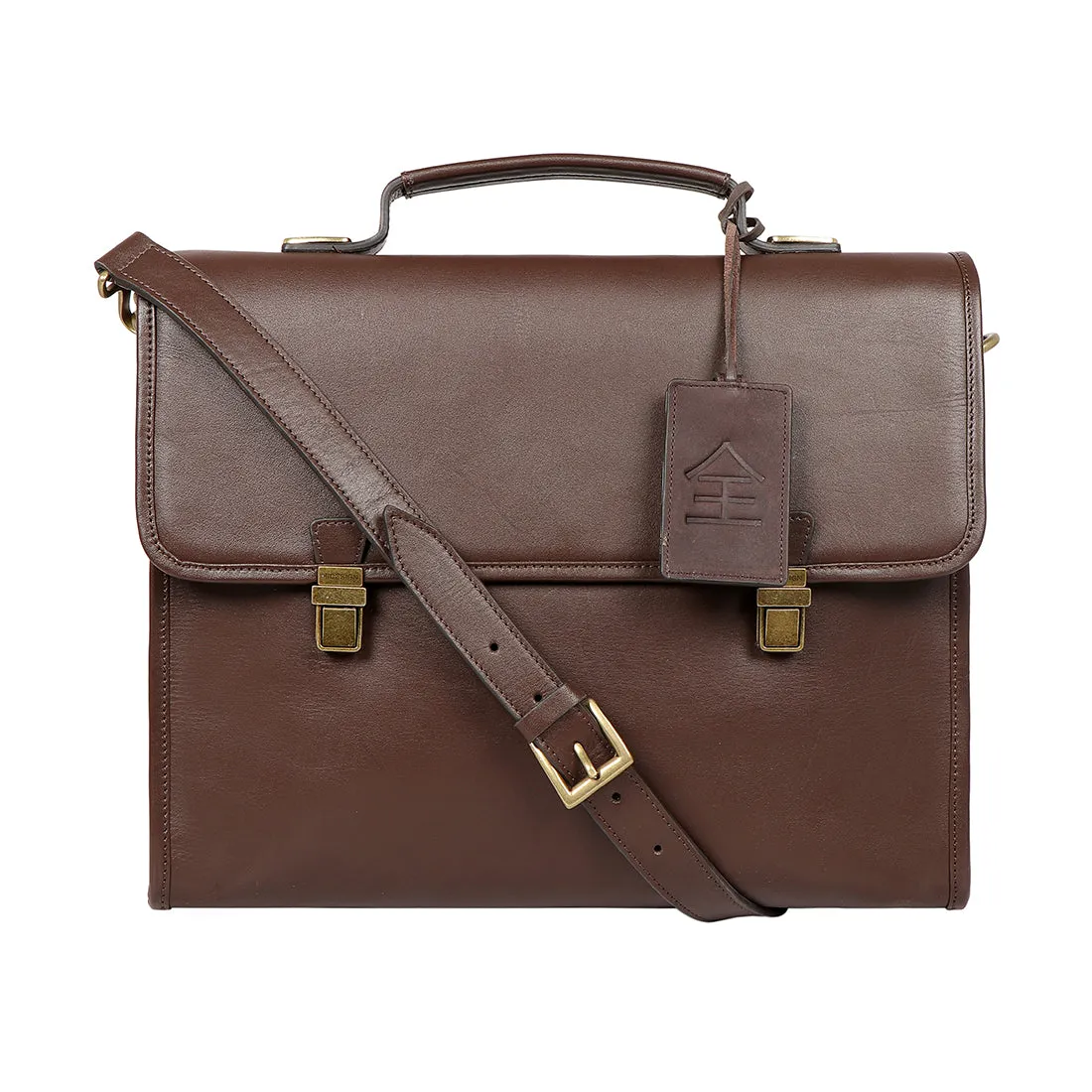 KENJI 03 Premium Leather Briefcase