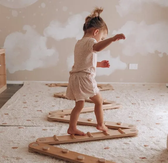 Kids Wooden Balance Beams