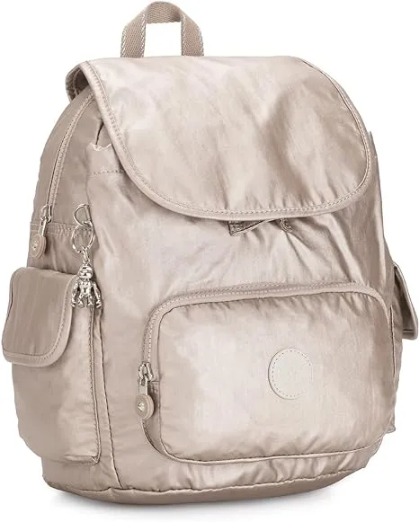 Kipling City Pack Women's Small Backpack, Metallic Glow