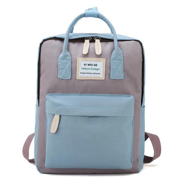 Korean Style Waterproof Laptop Backpack