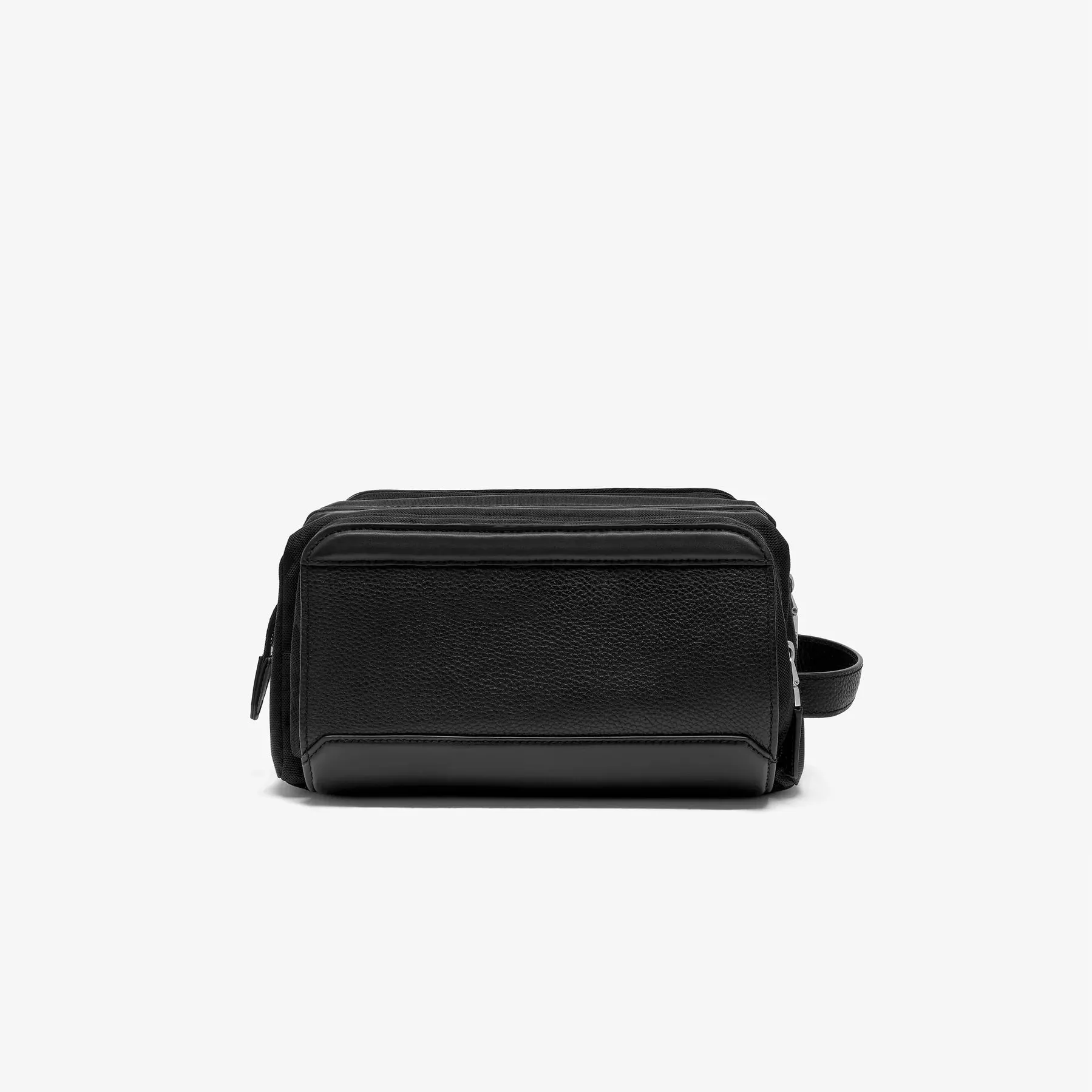 Leather Dopp Kit in Black by Hook & Albert