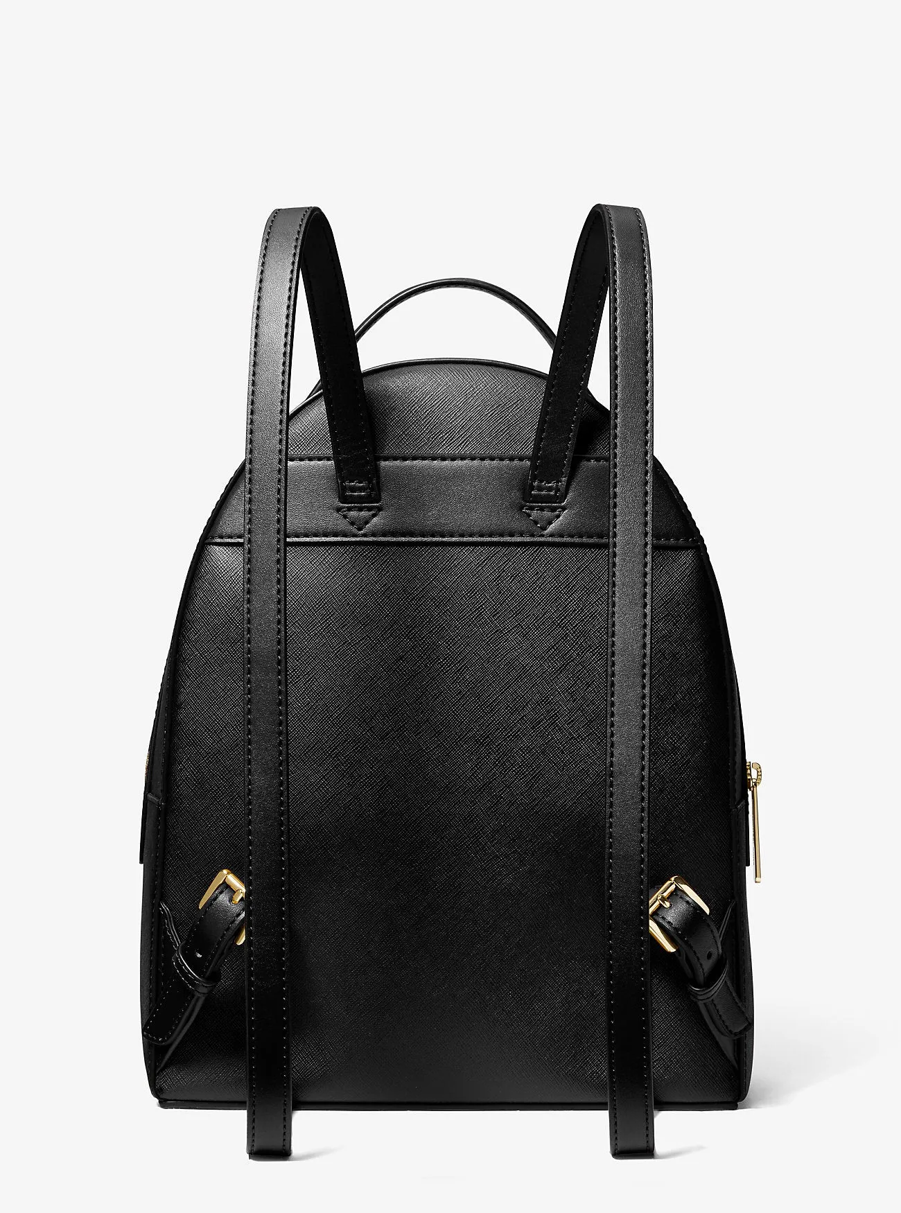 Michael Kors Faux Saffiano Leather Sheila Backpack Medium, Black