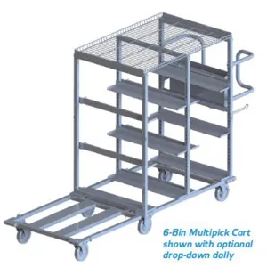 Multipick Cart - 6 Bay Version - Wanzl