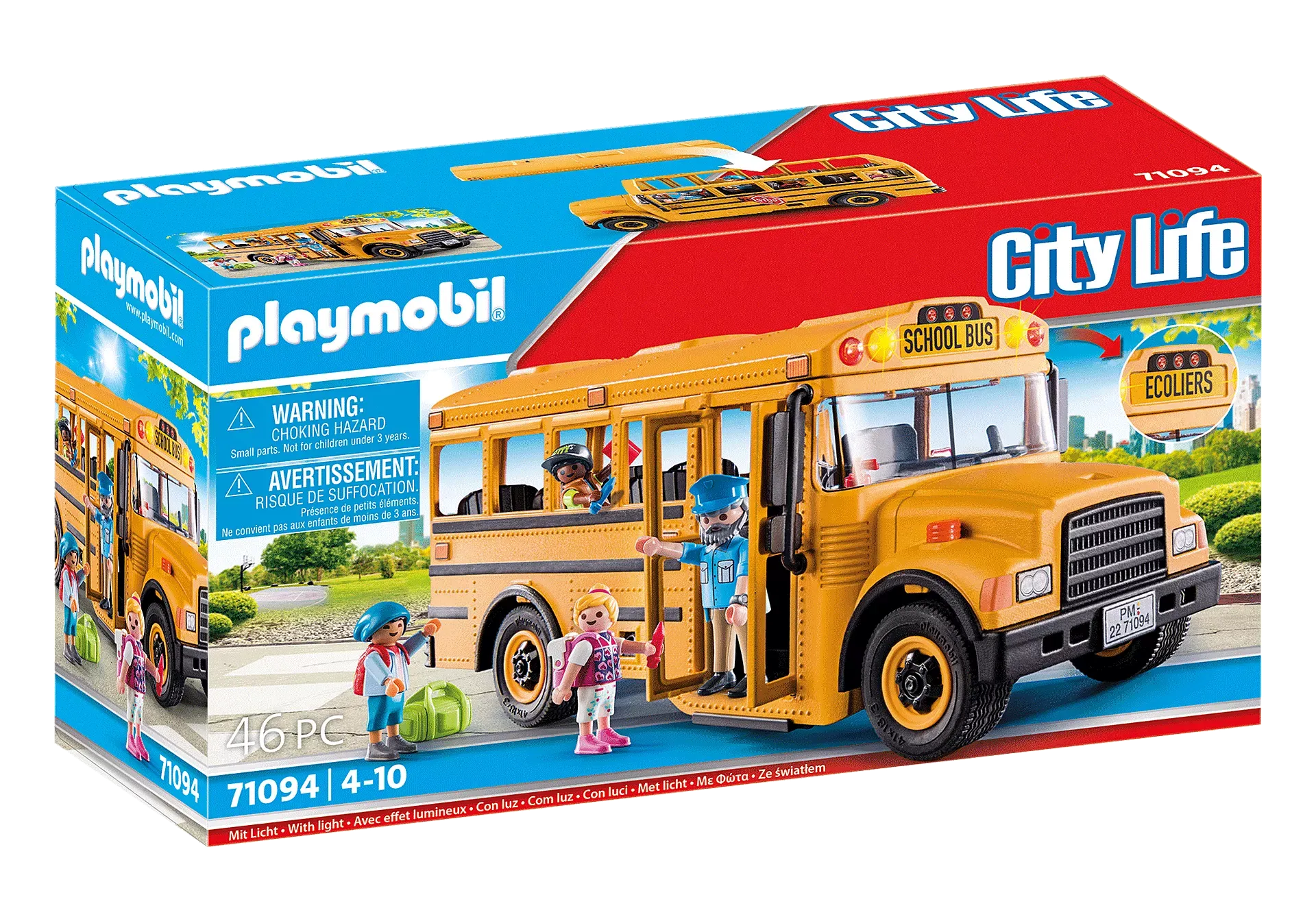 Playmobil City Life US School Bus 71094