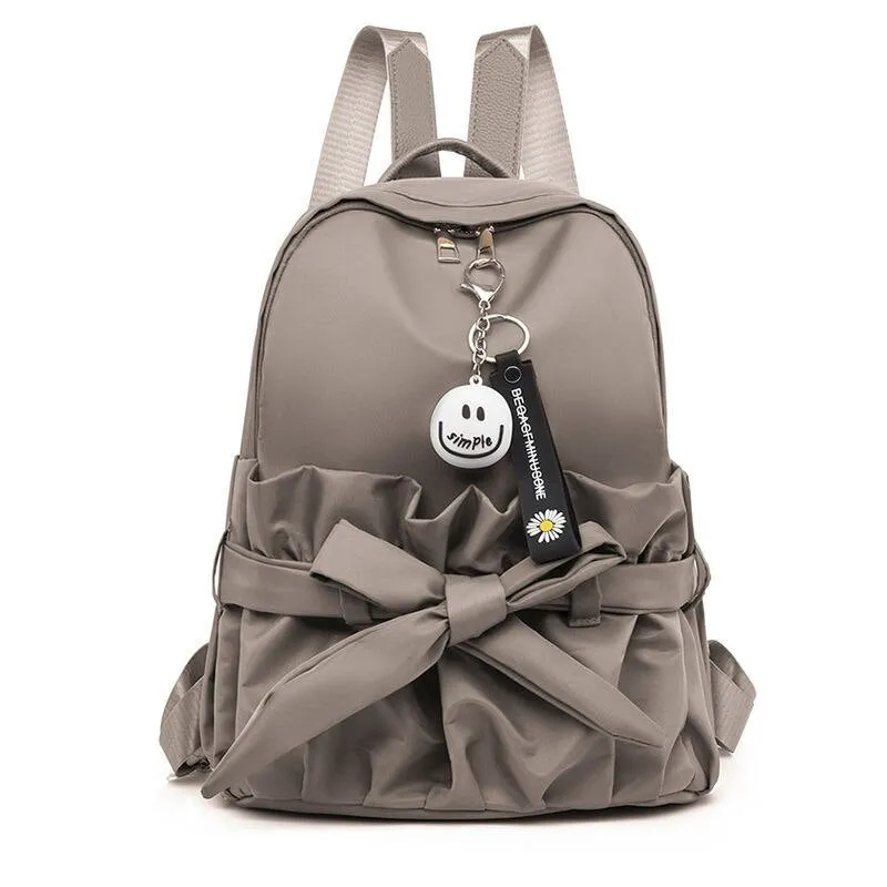 Preppy Bow Design School Backpack