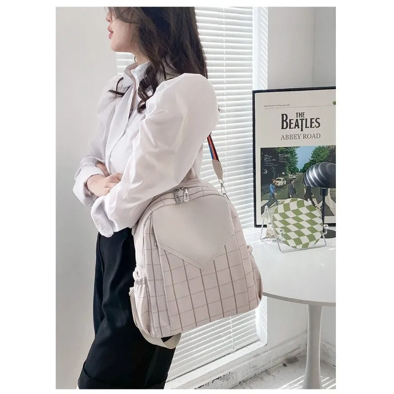 PU Leather Women's Travel Shoulder Backpacks