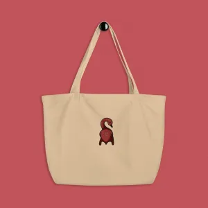 Roasted Duck Embroidered Large Tote