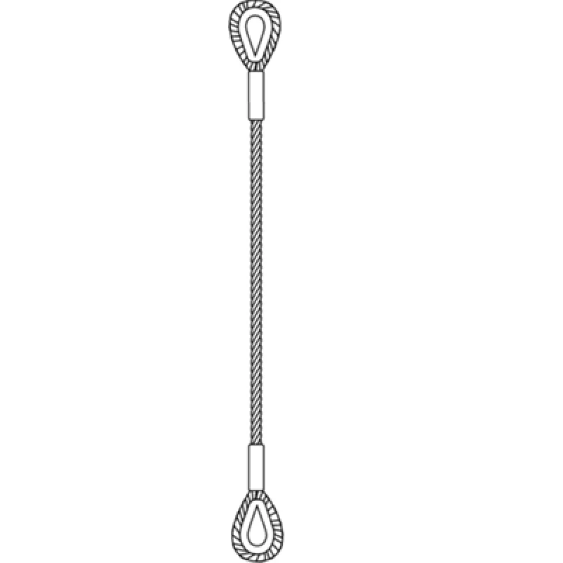 Single Leg Wire Rope Sling