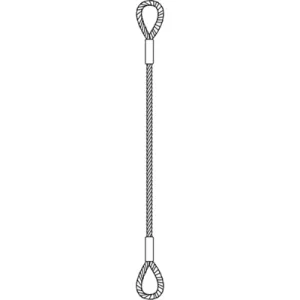 Single Leg Wire Rope Sling