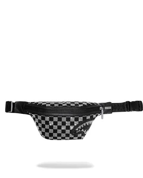 SPRAYGROUND TRINITY CHECKERED CROSSBODY BAG