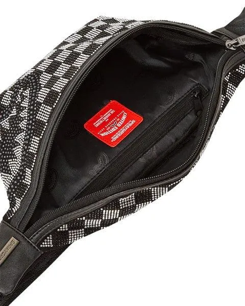 SPRAYGROUND TRINITY CHECKERED CROSSBODY BAG