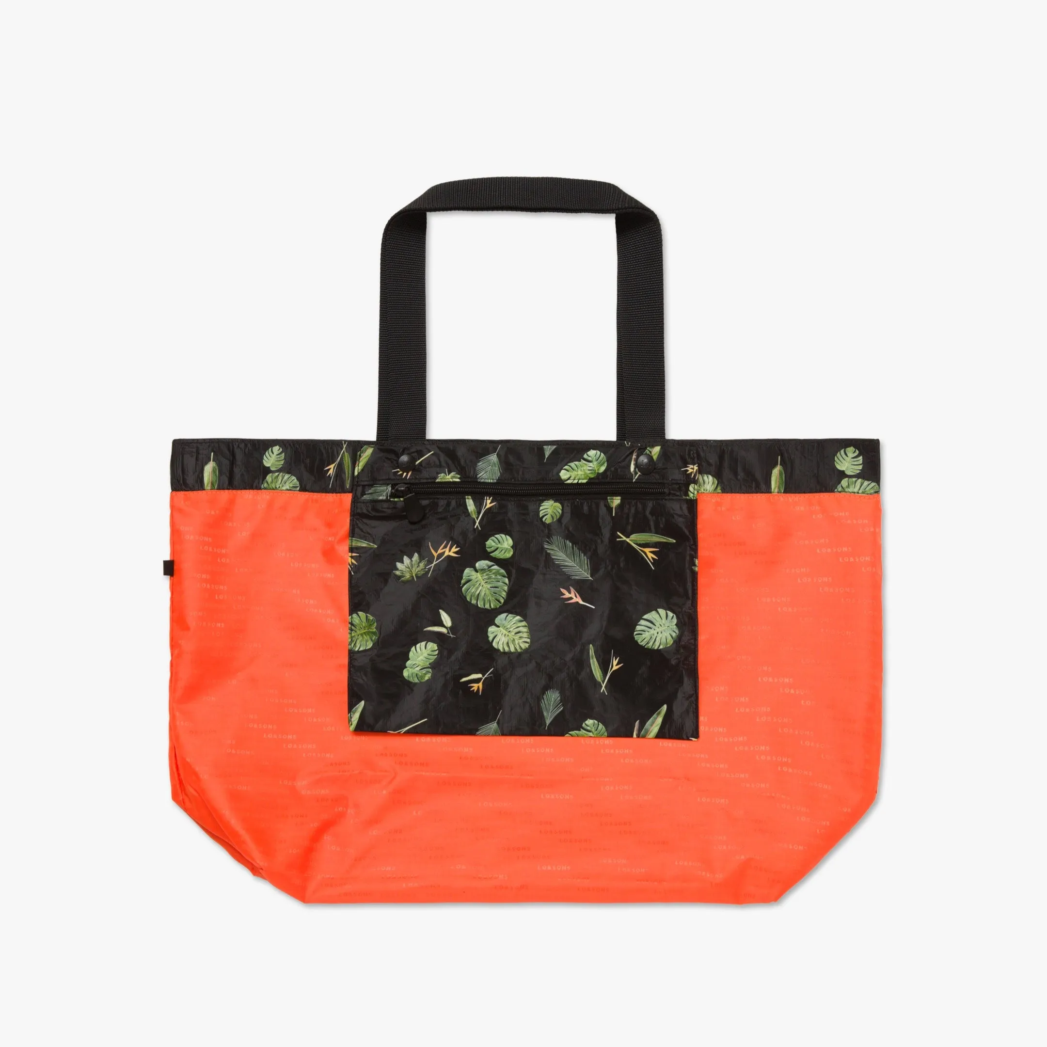 The Del Mar Packable Tote Large - Tyvek - Leaf Print