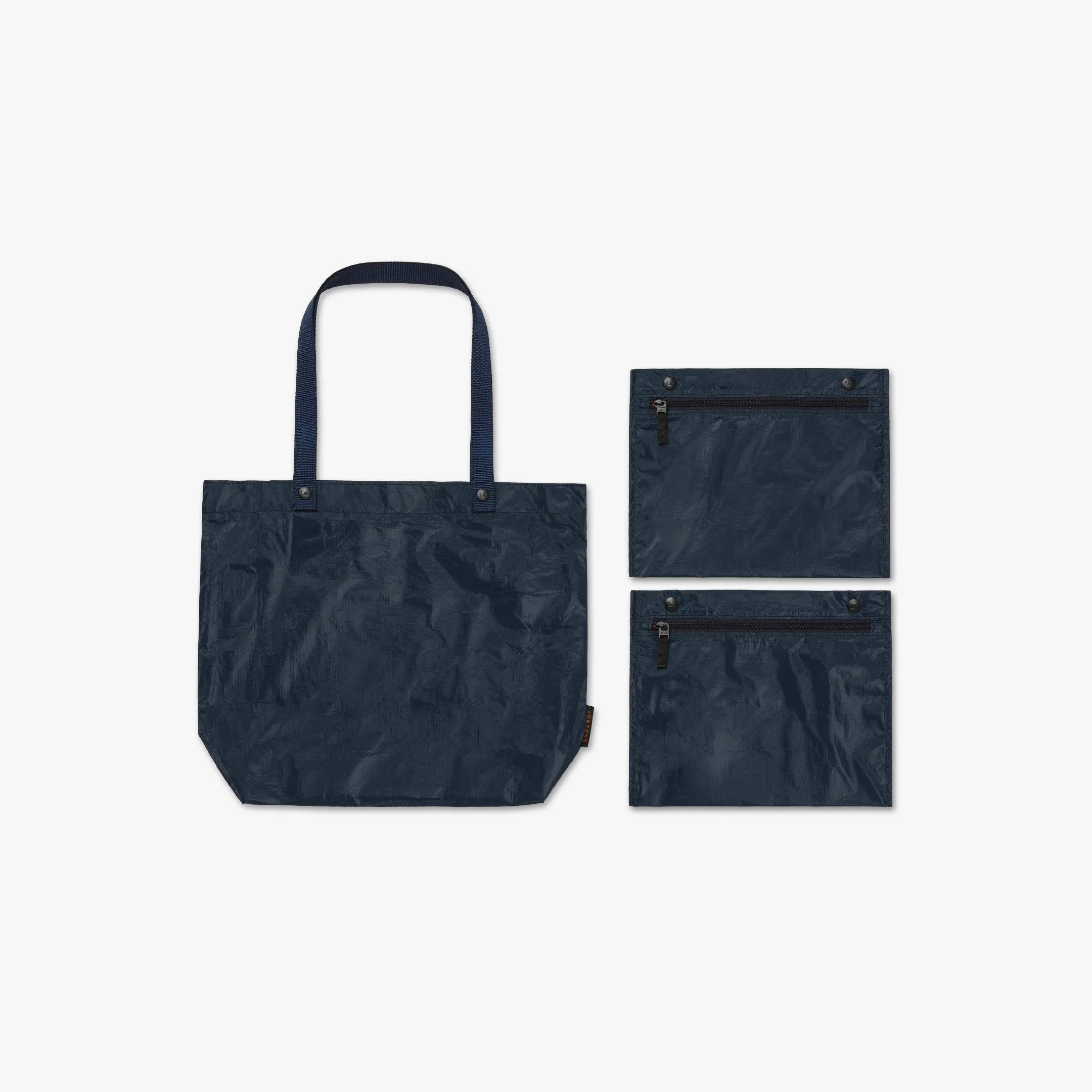 The Del Mar Packable Tote Small - Tyvek - Navy