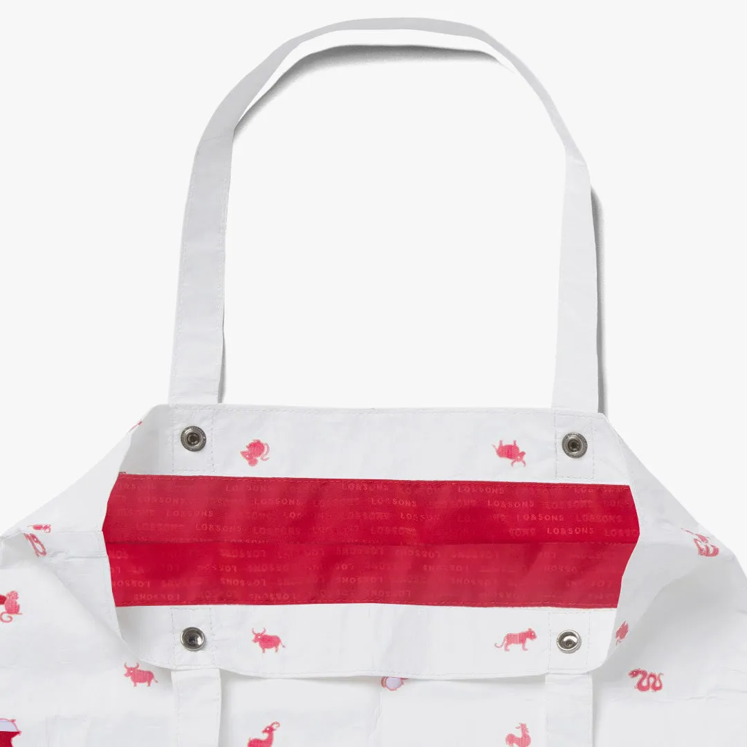 The Del Mar Packable Tote Small - Tyvek - White Zodiac