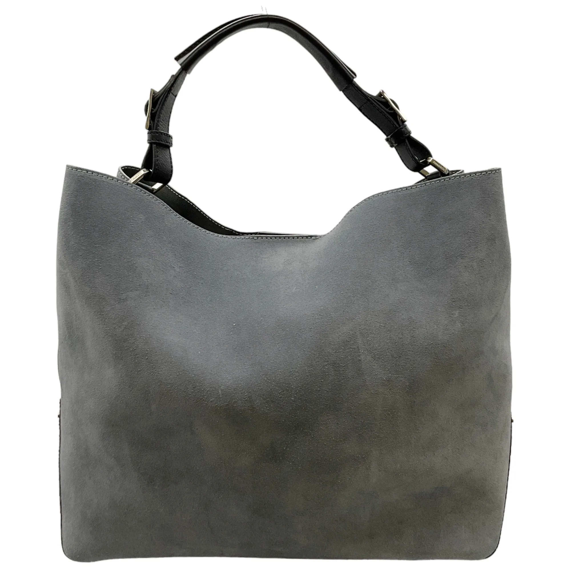 Tiffany & Co. Grey Suede Hobo Tote