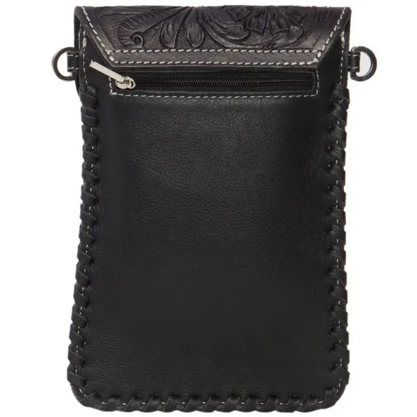 Tole | Cowhide Phone Bag with Tooling