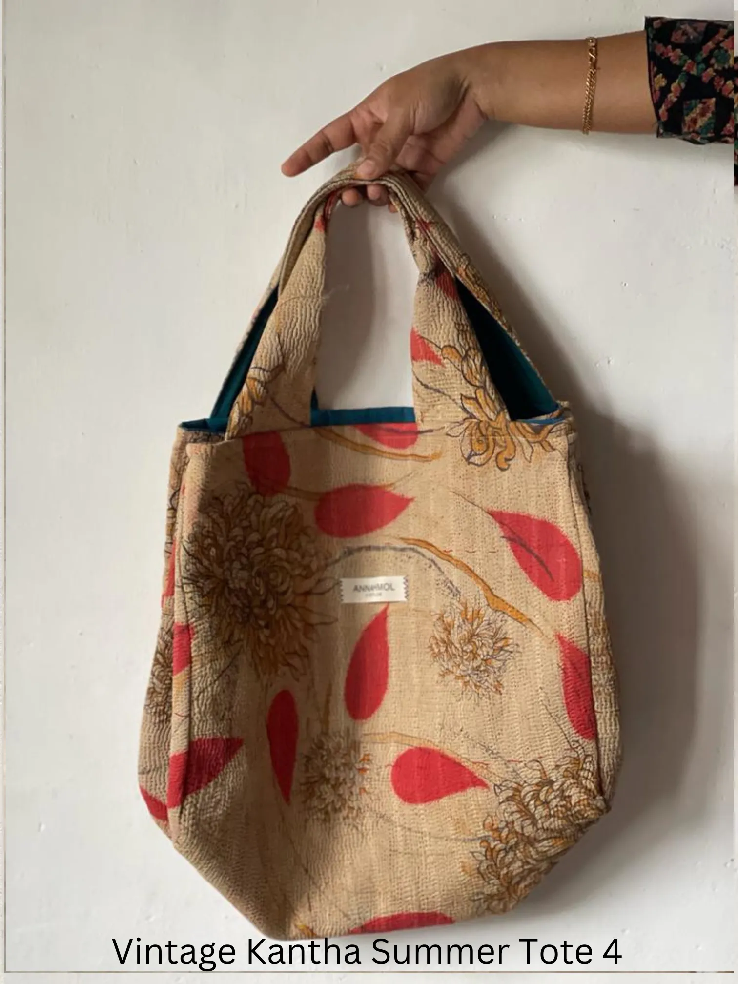 Vintage Kantha  Summer Tote 1