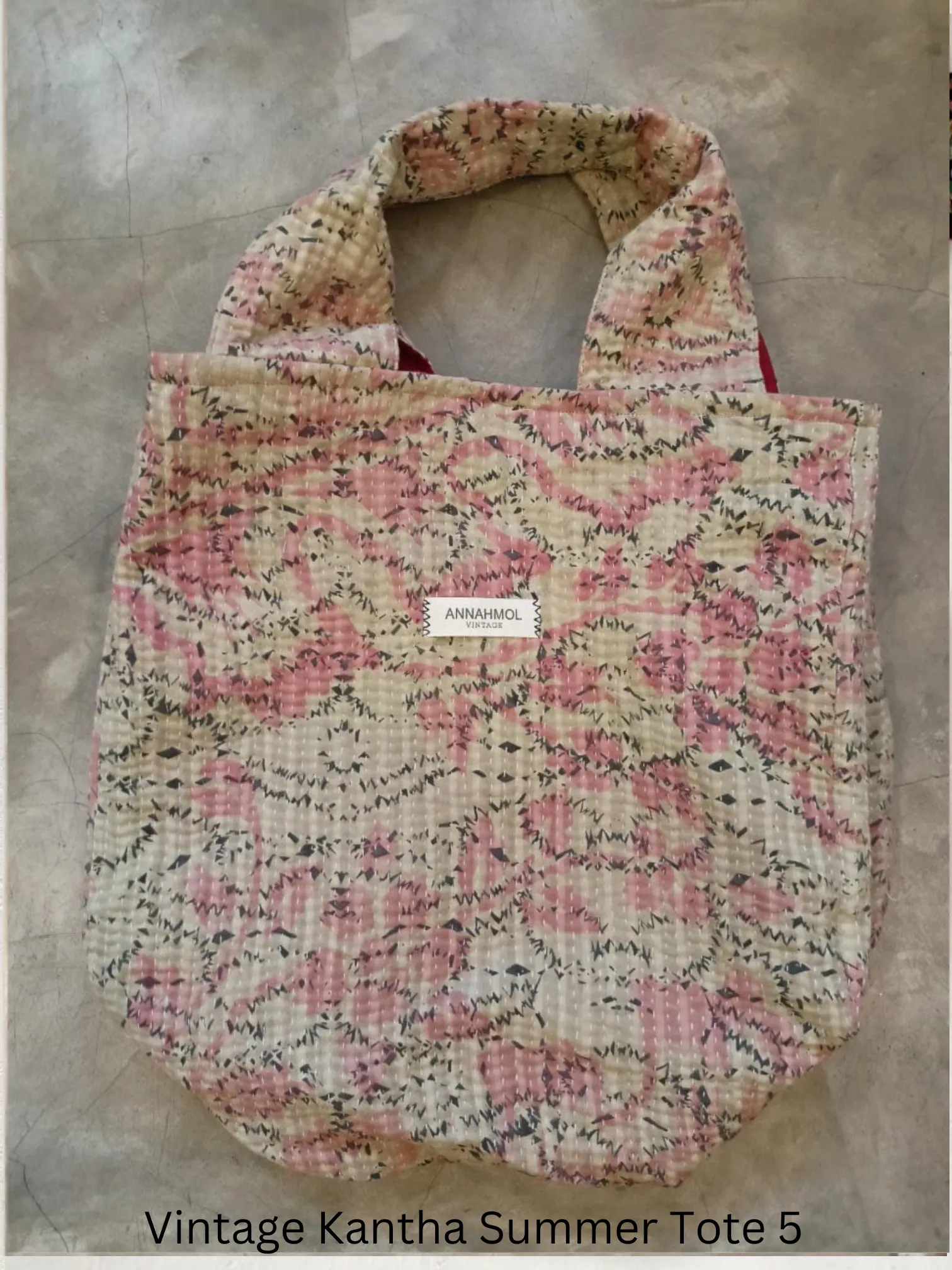 Vintage Kantha  Summer Tote 1