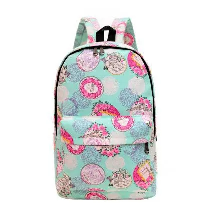 women printing backpacks