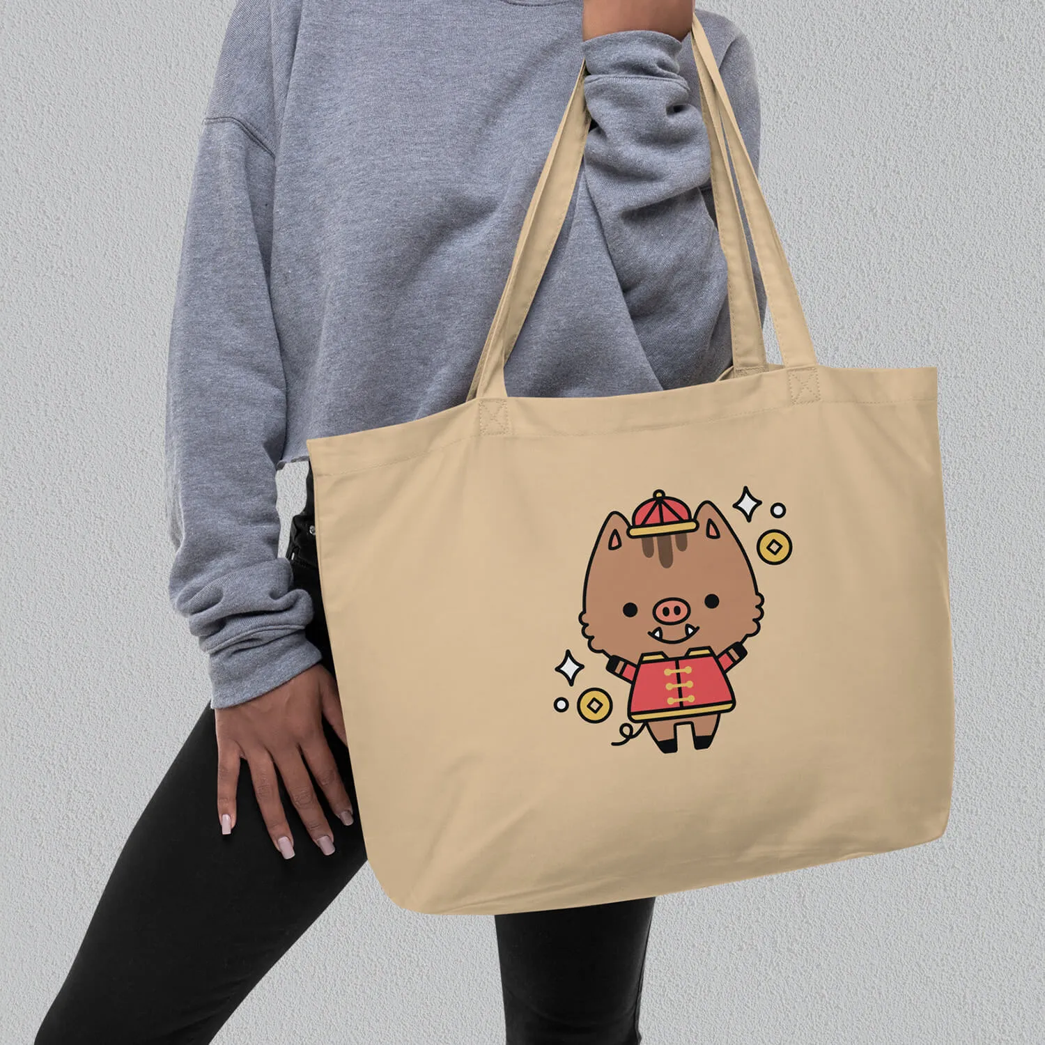 Year of the Pig Large Tote